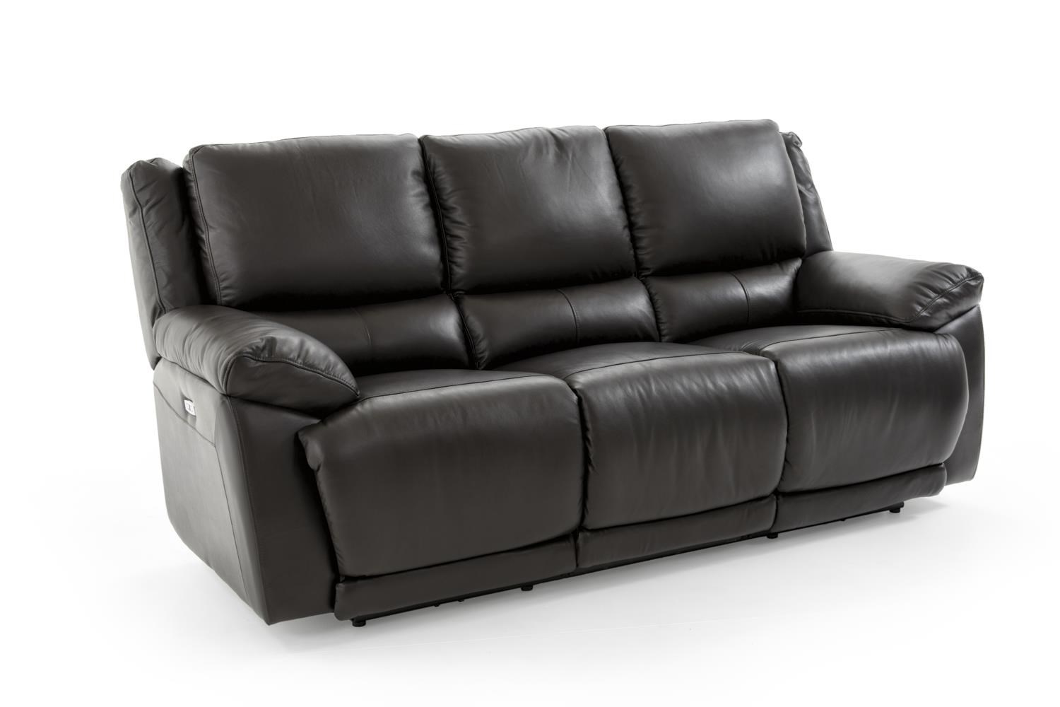 Futura Leather E1358 E1358317 1295H DK BROWN Casual Electric Motion